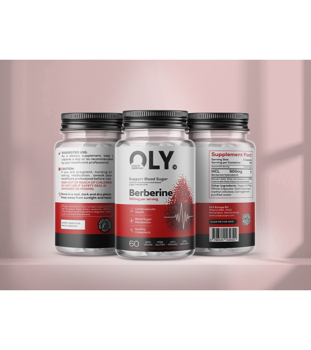 Oly - Berberine - 500mg - 60 vcaps