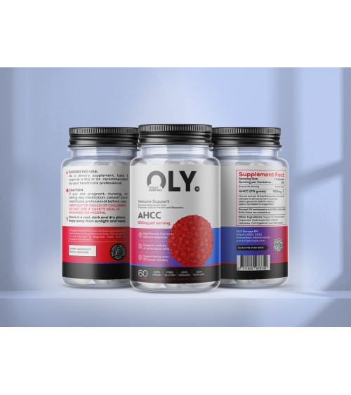 Oly - AHCC - 500mg - 60 vcaps