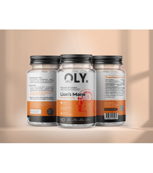 Oly - Lion's Mane - 500mg - 60 vcaps
