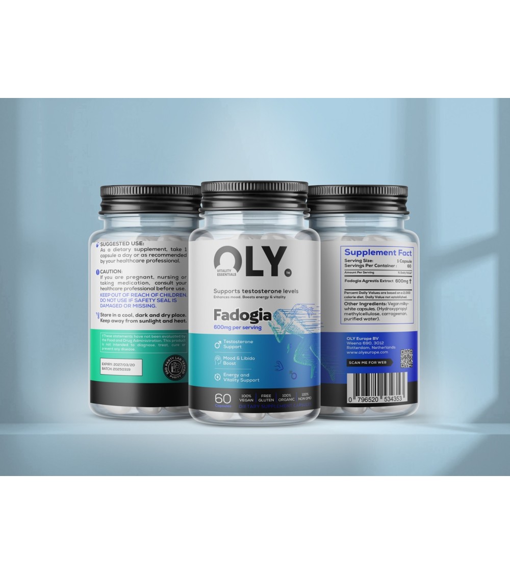 Oly - Fadogia Agrestis - 600mg - 60 vcaps