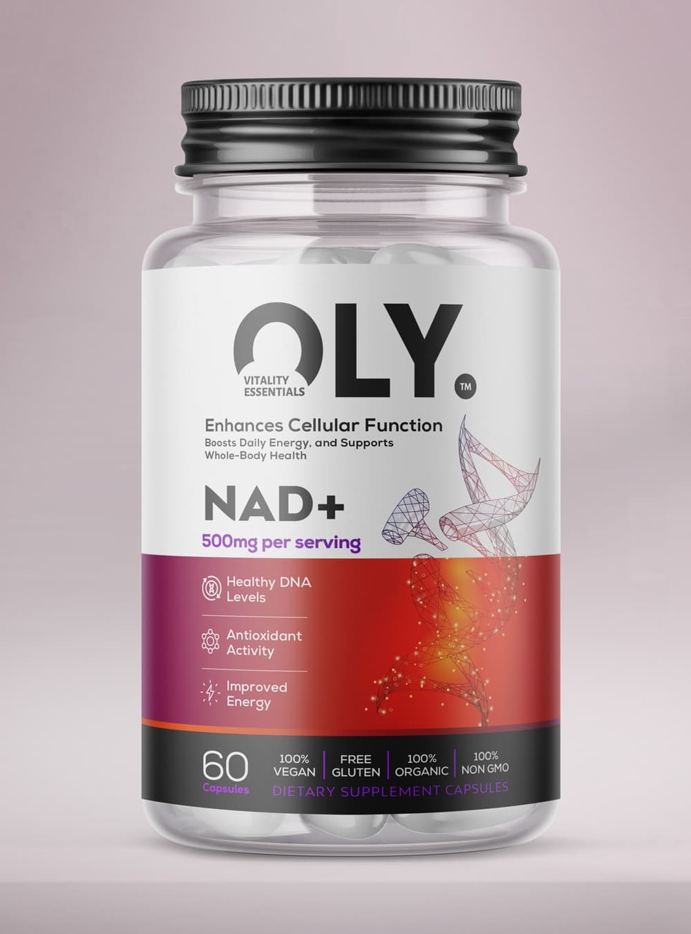 Oly - NAD+ 500mg – OLY förpackning
