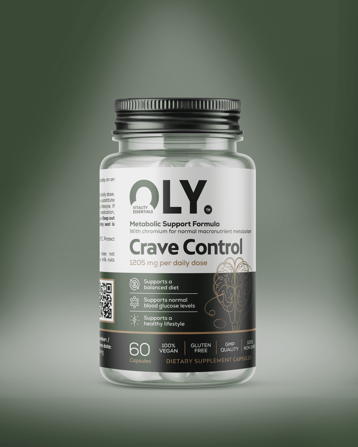 Oly - Crave Control - 1205mg - 60 Capsules – OLY packaging